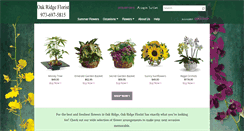 Desktop Screenshot of oakridgeflowers.com